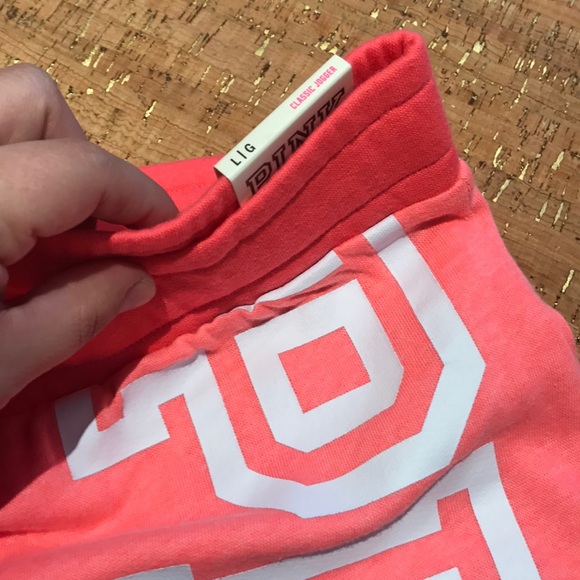 Pink classic jogger highlighter pink large - Picture 2 of 5